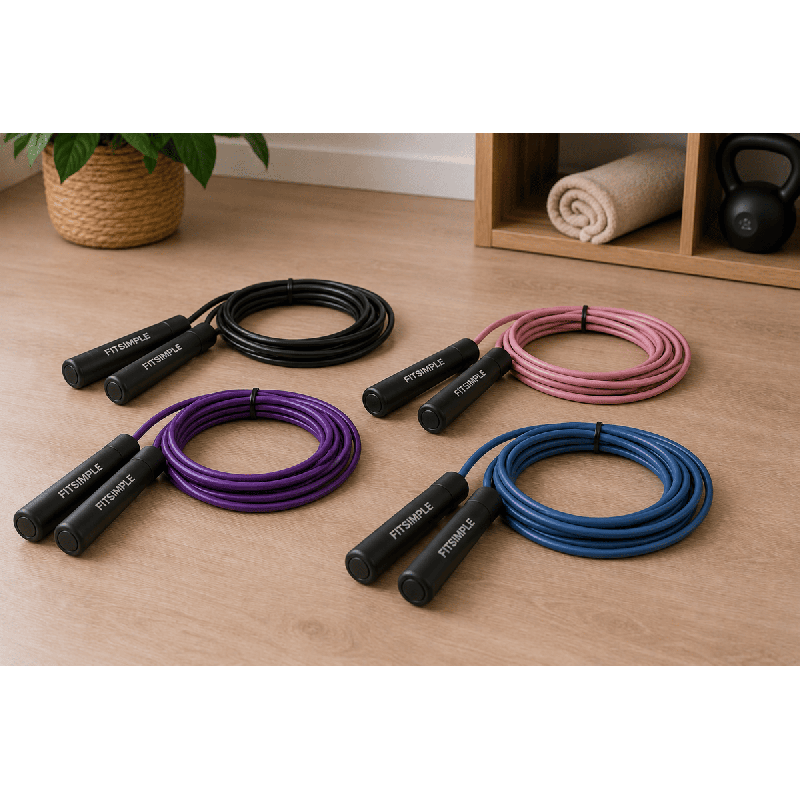Cuerda para saltar FitSimple el complemento perfecto para mejorar tu resistencia cardiovascular y quemar calorias