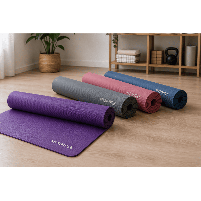 Esterilla FitSimple diseñada para ofrecer una experiencia cómoda, segura y práctica en todo tipo de entrenamientos.